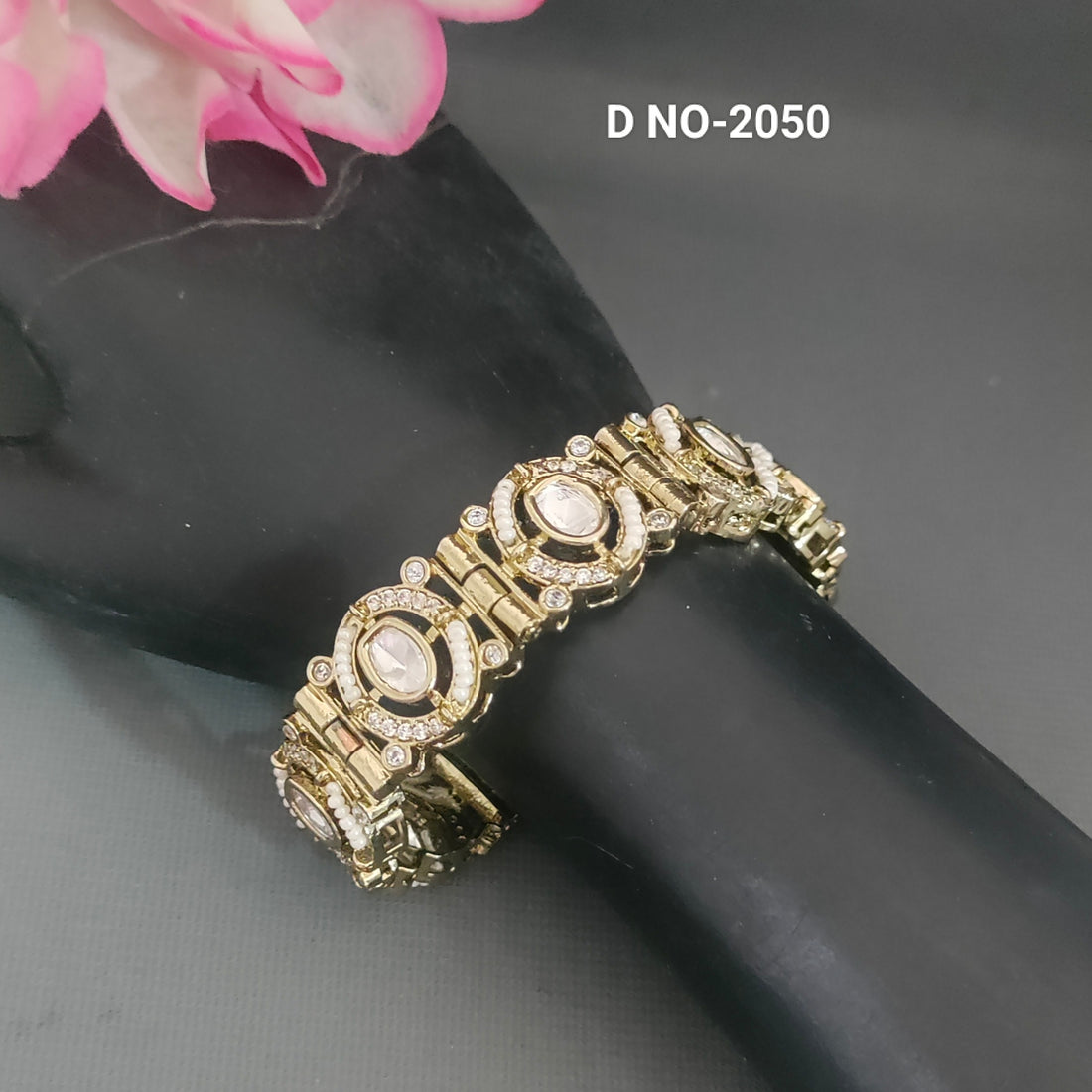 Mehandi Polki Kundan Breaslate SKU-2050