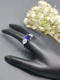 Rodium American Diamond Finger Ring Sku-5970 rchiecreation