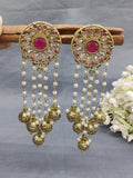 Mehandi Polki Earing SKU 1100 rchiecreation
