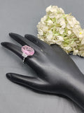 Rodium American Diamond Finger Ring Sku-5965 rchiecreation