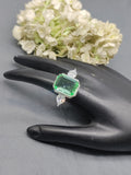 Rodium American Diamond Finger Ring Sku-5962 rchiecreation