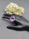 Rodium American Diamond Finger Ring Sku-5968 rchiecreation