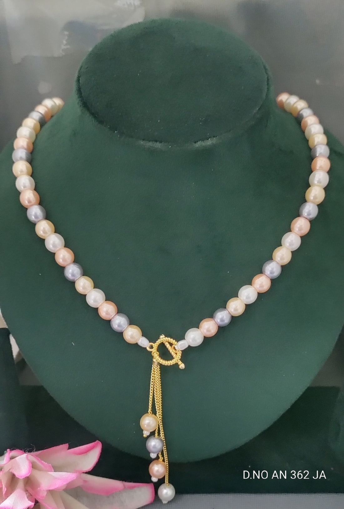 Pearl Mala Necklace SKU AN 362 JA
