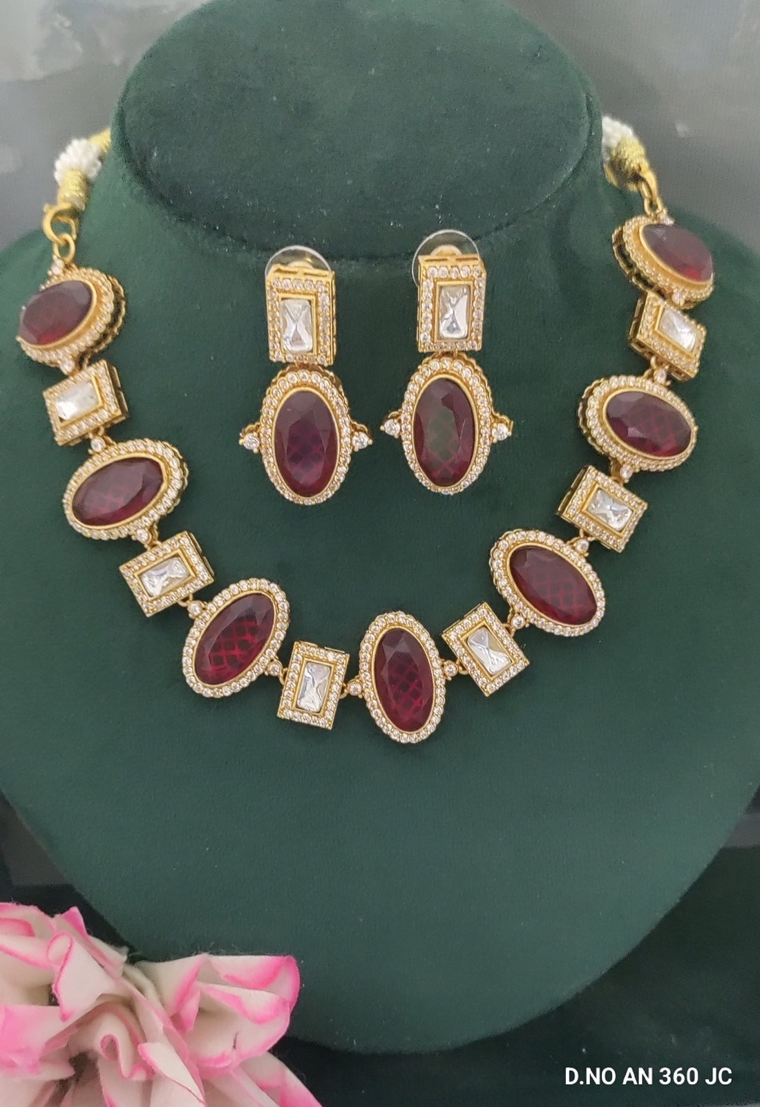 Sabhy Sacchi Golden Necklace sku AN 360 JC