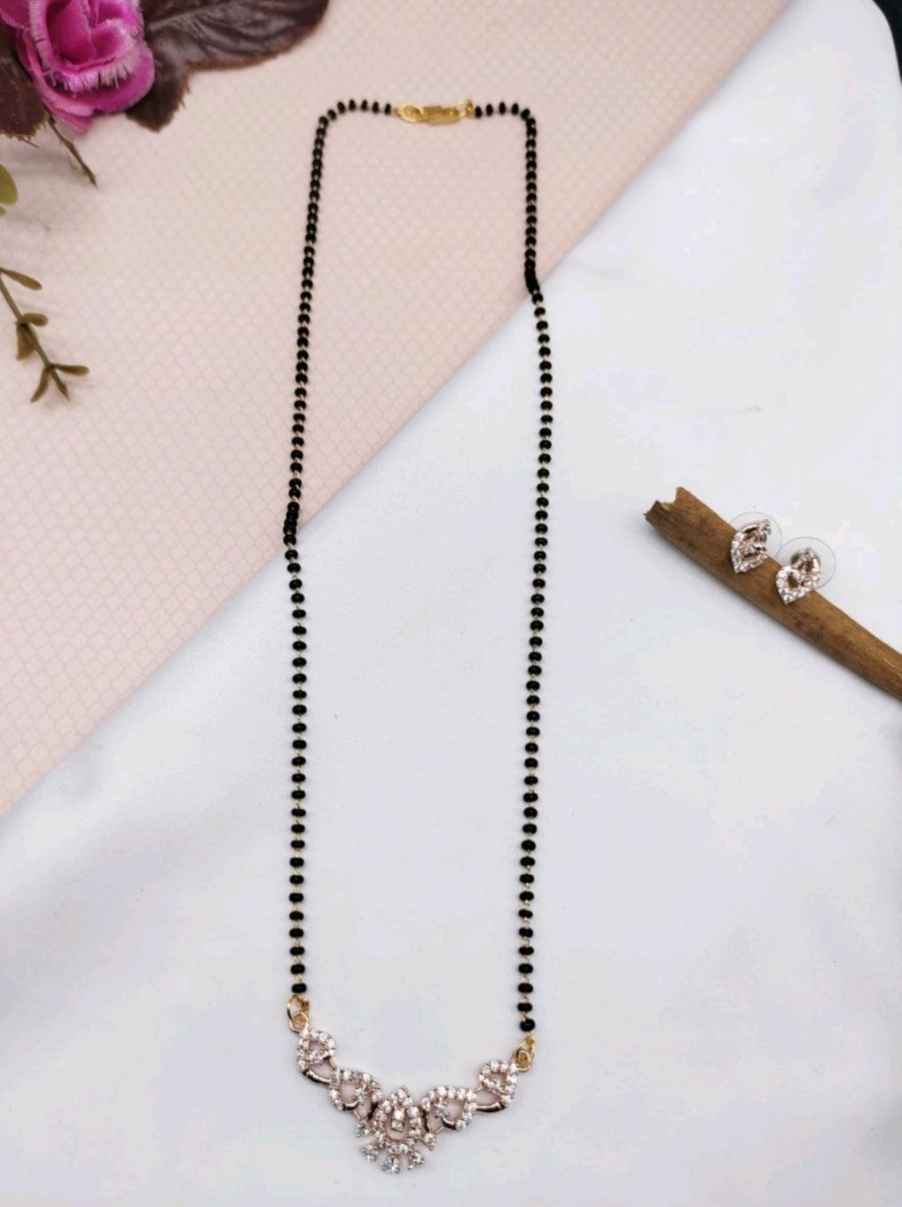 Cz Ad Mangalsutra Sku-5722 H1