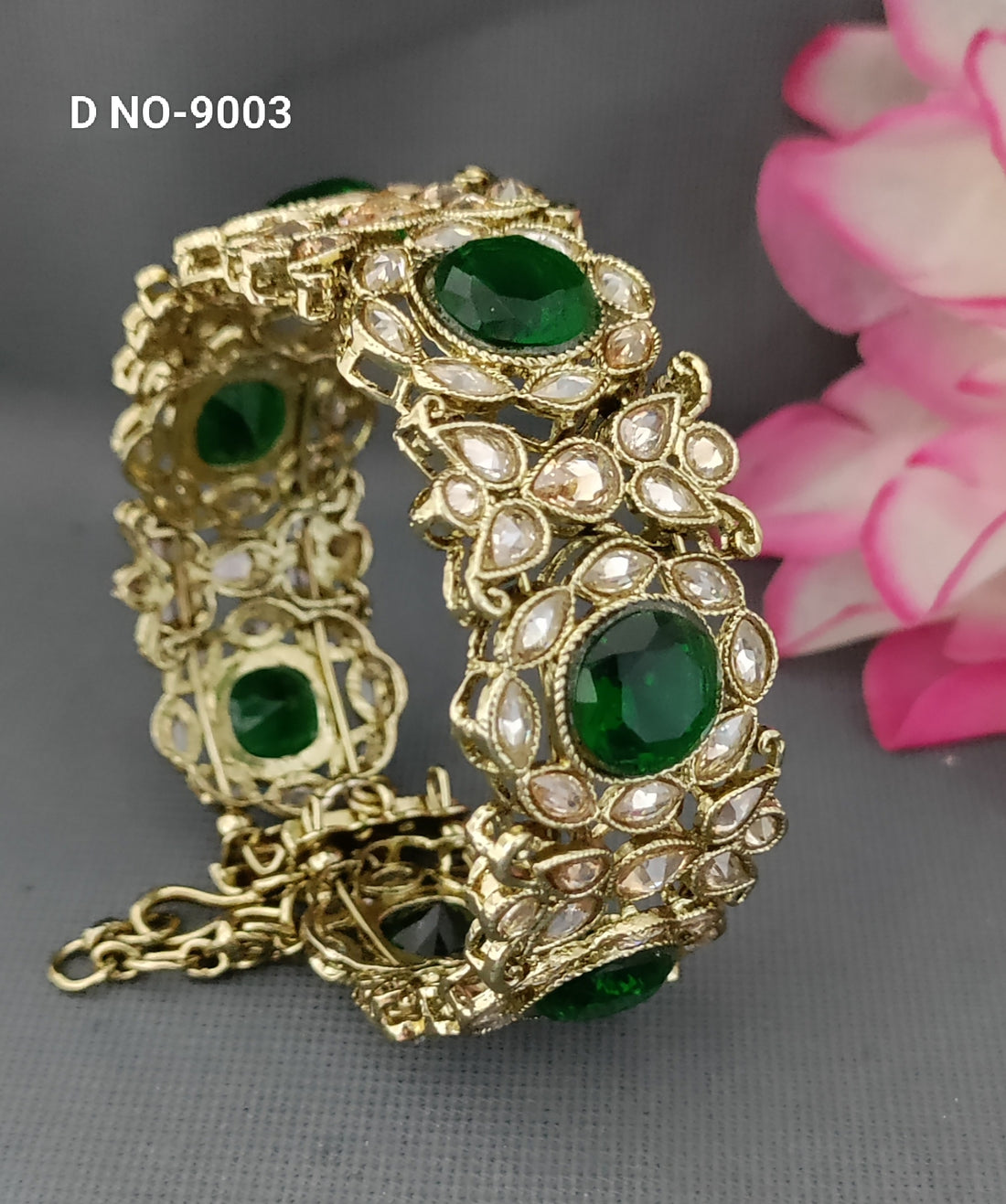 Mehandi Polki Kada SKU-9003
