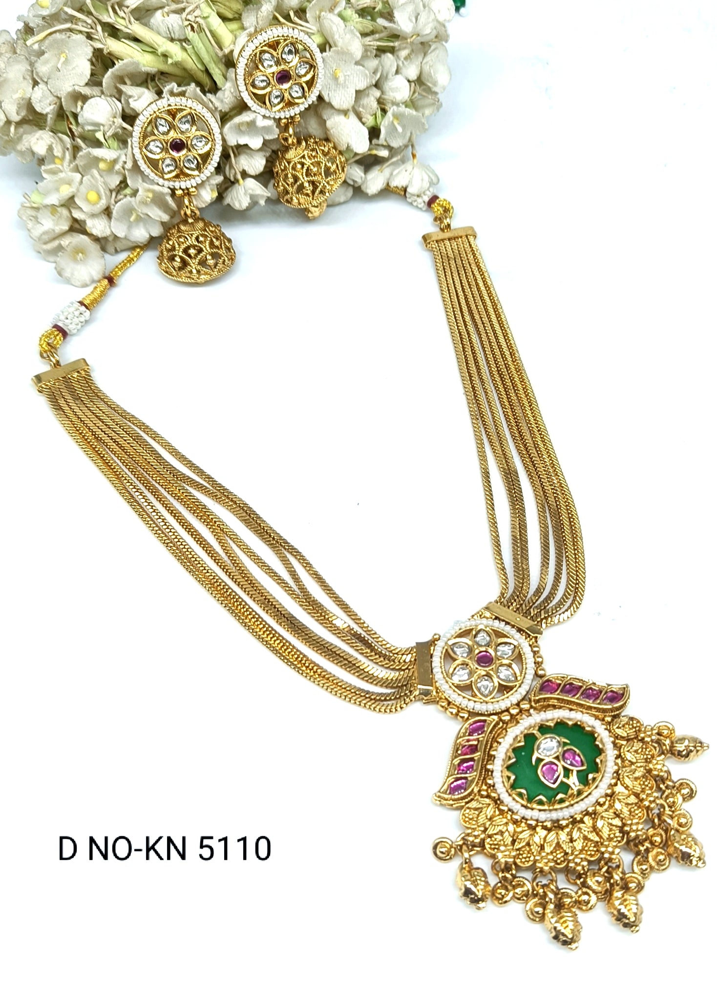 Buy Imitation heritage necklace set online in India – rchie