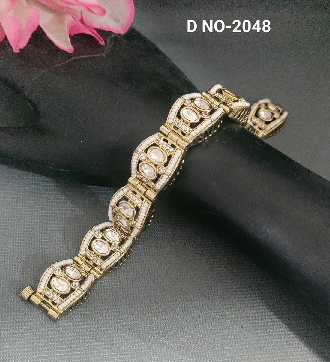 Mehandi Polki Kundan Breaslate SKU-2048
