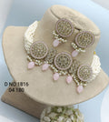 Artificial Choker Necklace Mehndi Set Sku-1816 B4 rchiecreation