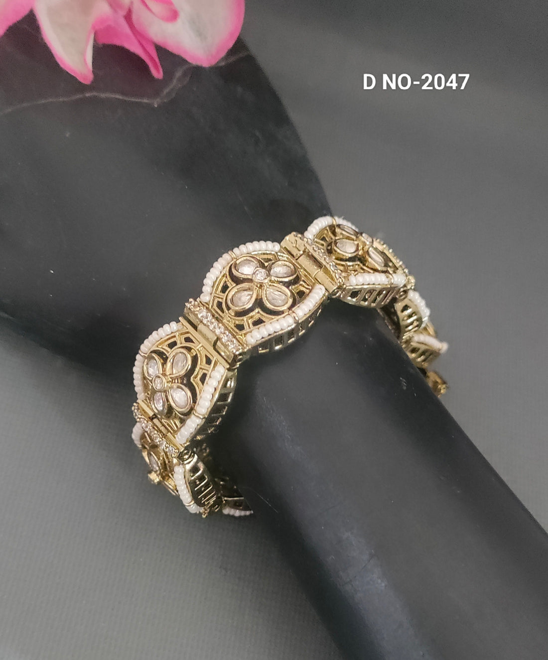Mehandi Polki Kundan Breaslate SKU-2047
