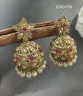 Polki Earrings Jhumki Sku -798 A3 rchiecreation