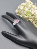Rodium American Diamond Finger Ring Sku-5970 rchiecreation