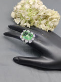 Rodium American Diamond Finger Ring Sku-5963 rchiecreation