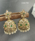 Polki Earrings Jhumki Sku -798 A3 rchiecreation