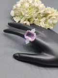 Rodium American Diamond Finger Ring Sku-5962 rchiecreation