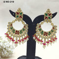 Tiyani Kundan Earring Sku-219 D2 - rchiecreation
