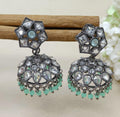 Victorian Polki jhumki Earring Sku-212 H1 - rchiecreation