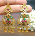 Antique Golden Earrings Sku-15079 D3 - rchiecreation