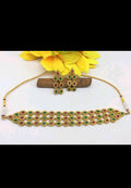 Antique Golden Necklace Set 5885 D3 - rchiecreation