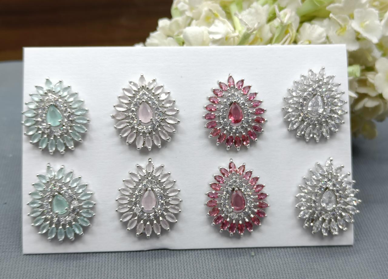 Diamond Tops Stud Earring Sku- 859 C1 - rchiecreation
