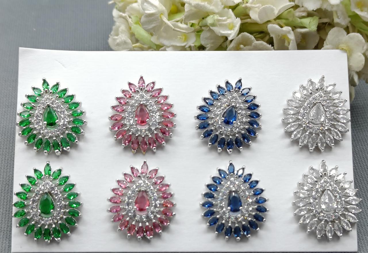 Diamond Tops Stud Earring Sku- 859 C1 - rchiecreation