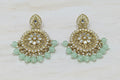 Kundan Earring Mehndi Sku-213 A1 - rchiecreation