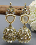 Kundan Earring Mehndi Sku-807 A4 - rchiecreation