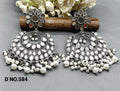 Kundan Mirror Earring Victorian Sku-584 E3 - rchiecreation