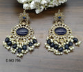 Mehndi Polki Earring Sku-786 E1 - rchiecreation