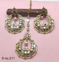 mehndi Polki Mirror Tica Earring_211E3 - rchiecreation