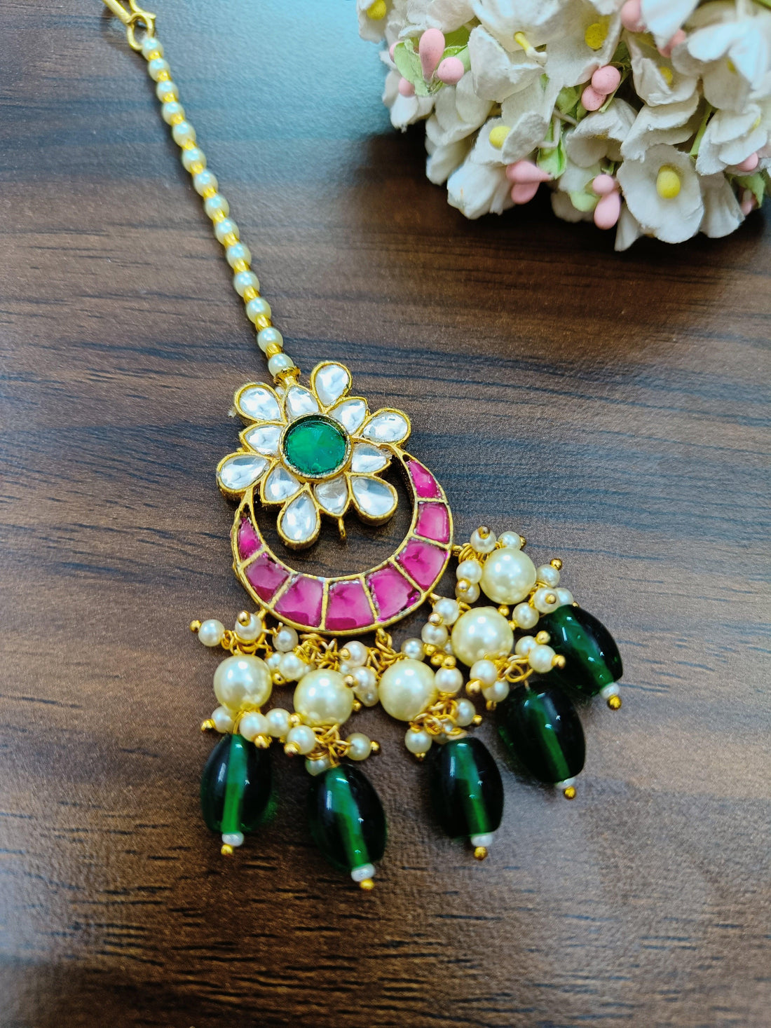 Pachi kundan tika sku 2152 - rchiecreation