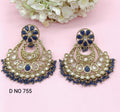 Polk Earring Mehndi Sku-755 A2 - rchiecreation