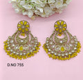 Polk Earring Mehndi Sku-755 A2 - rchiecreation