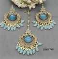Polki Earring & Tica Mehndi Sku- 760 A1 - rchiecreation