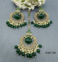 Polki Earring & Tica Mehndi Sku- 760 A1 - rchiecreation