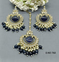 Polki Earring & Tica Mehndi Sku- 760 A1 - rchiecreation