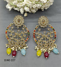 Polki Earring Mehndi Sku 227 A1 - rchiecreation