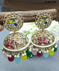 Polki Earring Mehndi Sku- 293 A4 - rchiecreation