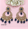 Polki Earring Mehndi Sku- 447 A1 - rchiecreation