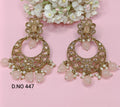 Polki Earring Mehndi Sku- 447 A1 - rchiecreation