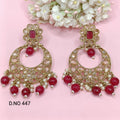 Polki Earring Mehndi Sku- 447 A1 - rchiecreation