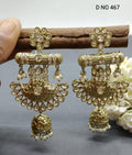 Polki Earring Mehndi Sku 467 A1 - rchiecreation