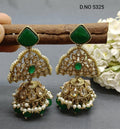 Polki Earring Mehndi Sku 5325 A3 - rchiecreation