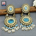 Polki Earring Mehndi Sku- 766 A2 - rchiecreation