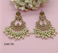 Polki Earring Mehndi Sku 781 E1 - rchiecreation