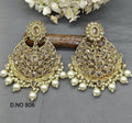 Polki Earring Mehndi Sku- 806 E1 - rchiecreation