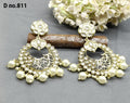 Polki Earring Mehndi Sku-811 A1 - rchiecreation