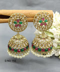 Polki Jhumki Earring SKU - 193 A3 - rchiecreation