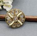 Polki Mehandi Finger Ring SKU 303 E2 - rchiecreation
