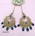 Polki Mehndi Earring Sku- 210 A1 - rchiecreation